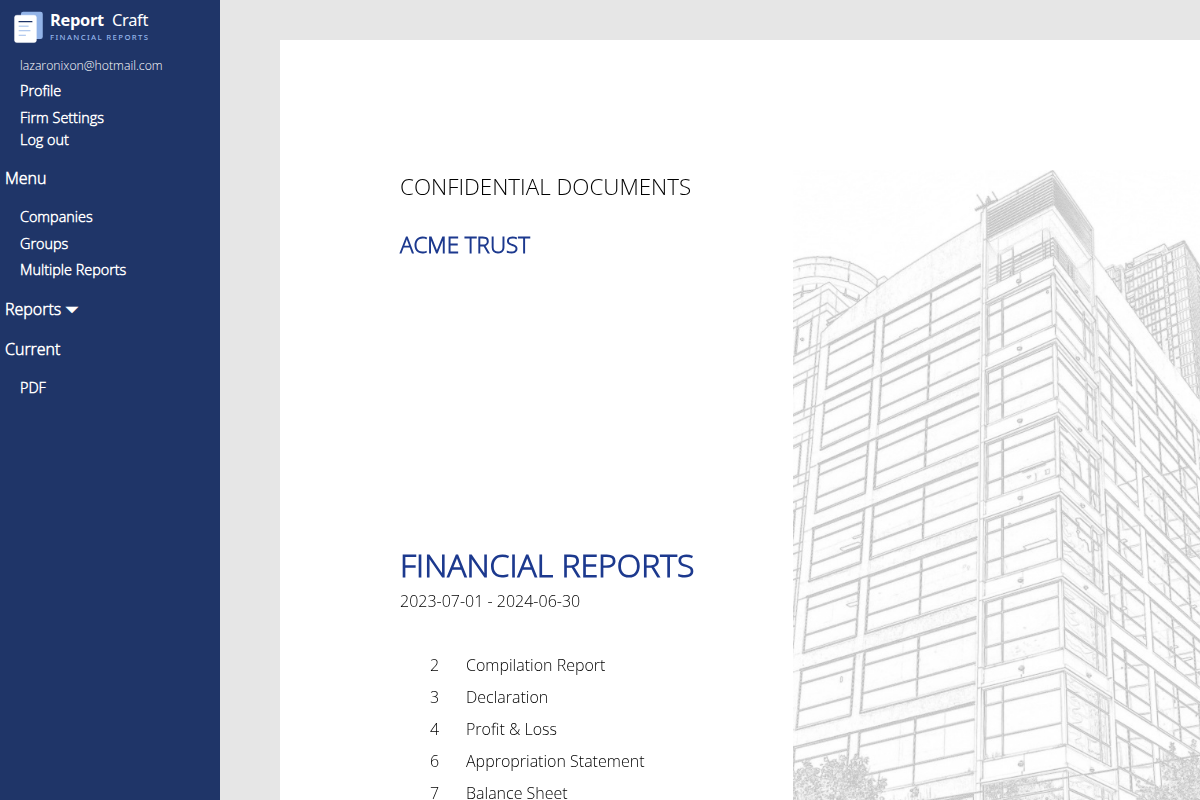 Multiple Reports PDF Bundle